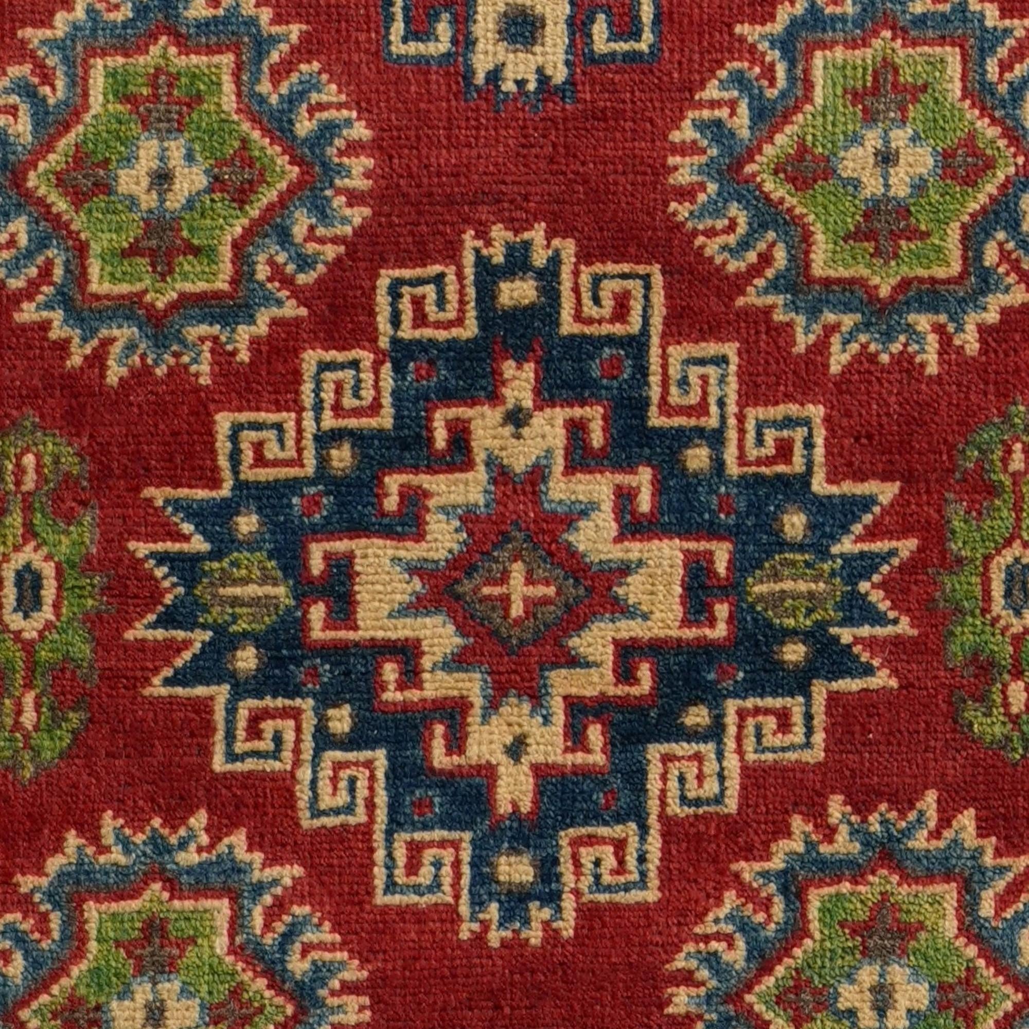 2' 8 x 8' 1 Hand Knotted Kazak Runner Rug