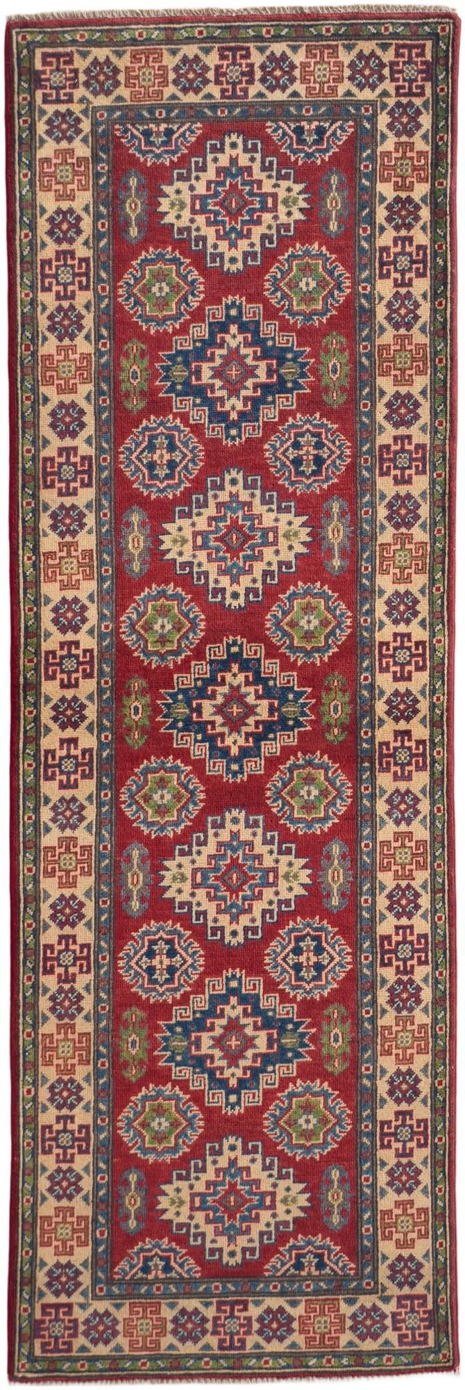 2' 8 x 8' 1 Hand Knotted Kazak Runner Rug