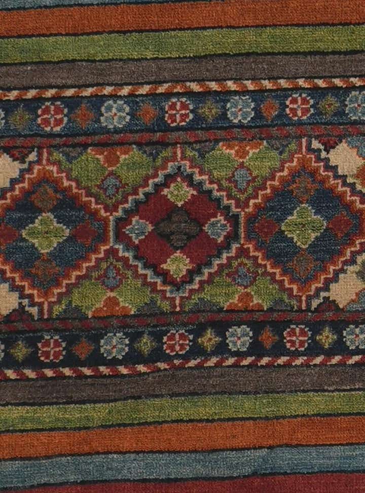 3' 1 x 16' 2 Hand Knotted Kazak Runner Rug