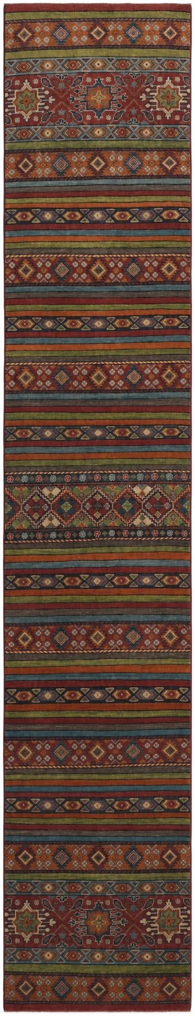 3' 1 x 16' 2 Hand Knotted Kazak Runner Rug