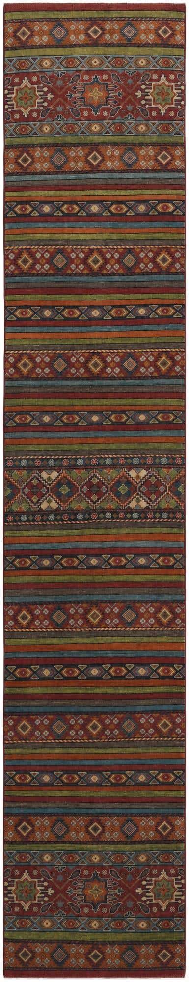 3' 1 x 16' 2 Hand Knotted Kazak Runner Rug
