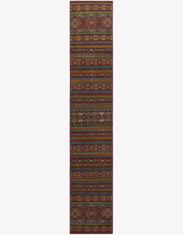 3' 1 x 16' 2 Hand Knotted Kazak Runner Rug