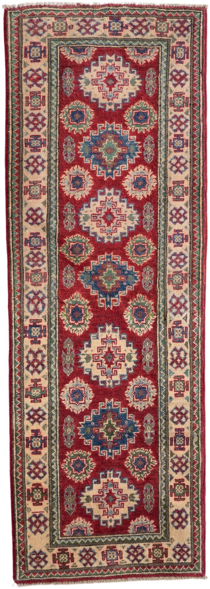 2' x 5' 8 Hand Knotted Kazak Runner Rug
