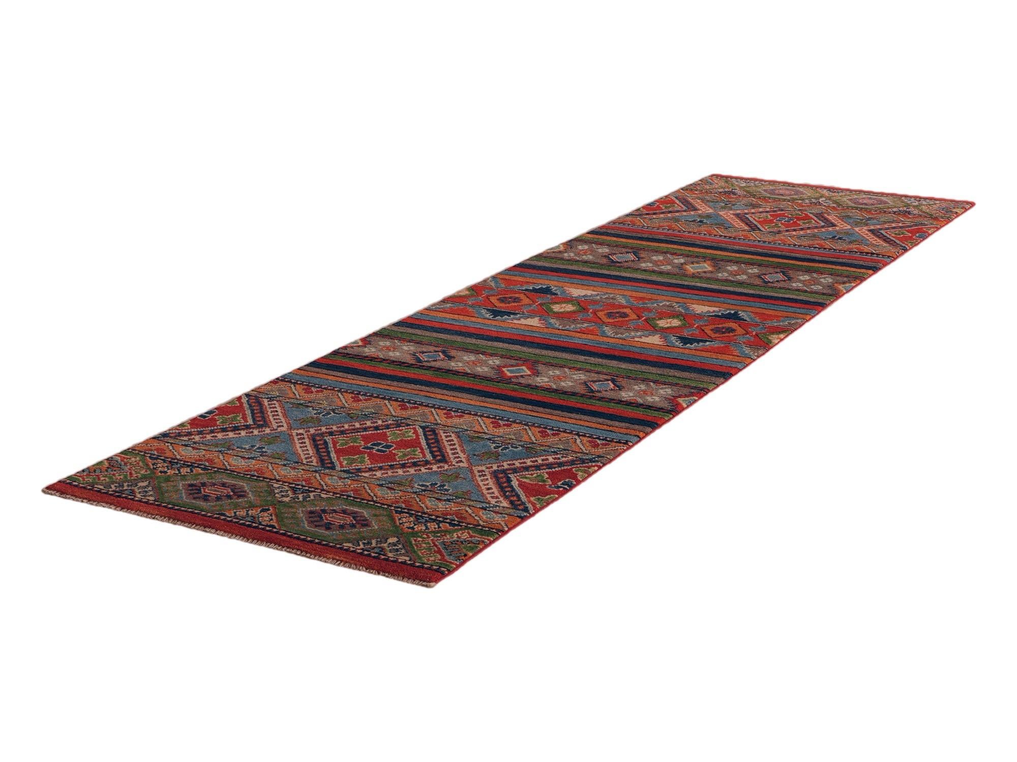 2' 9 x 9' 8 Hand Knotted Kazak Runner Rug