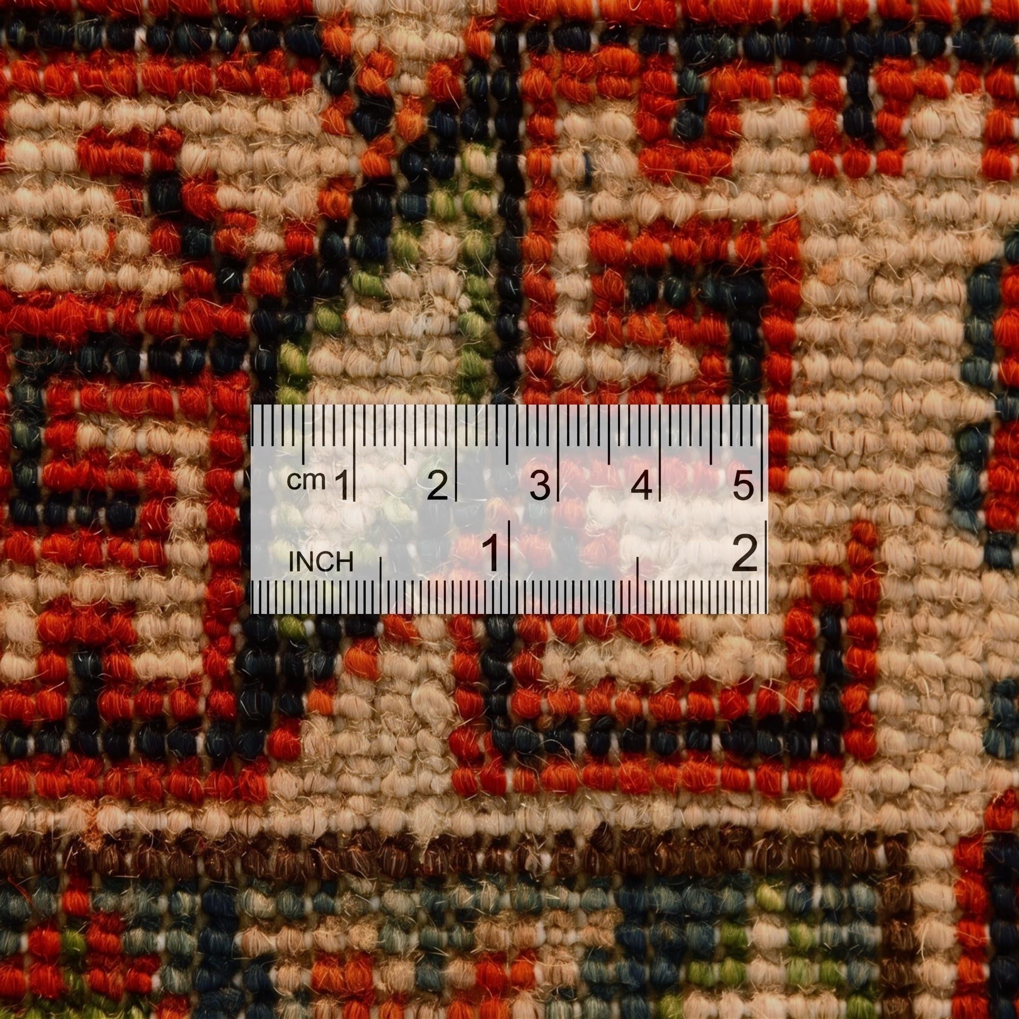 2' 11 x 10' Hand Knotted Kazak Runner Rug