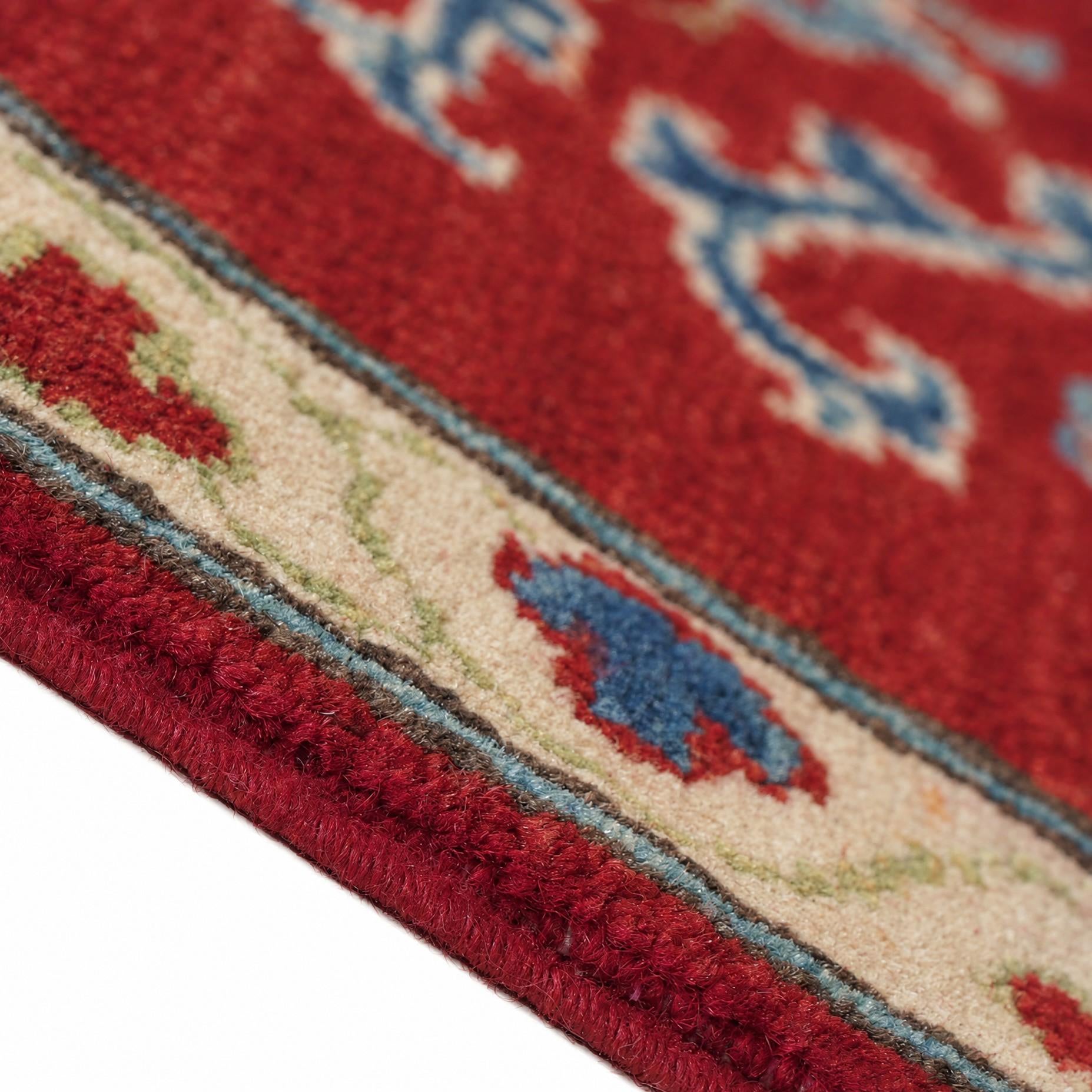 90cm x 310cm Handgeknüpft Kazak Läufer Teppich
