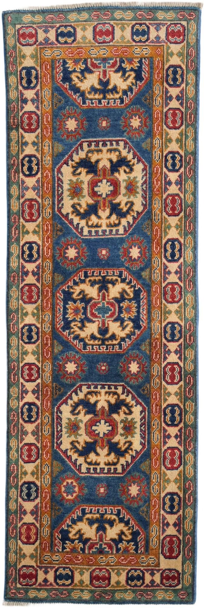 2' x 5' 10 Hand Knotted Kazak Runner Rug