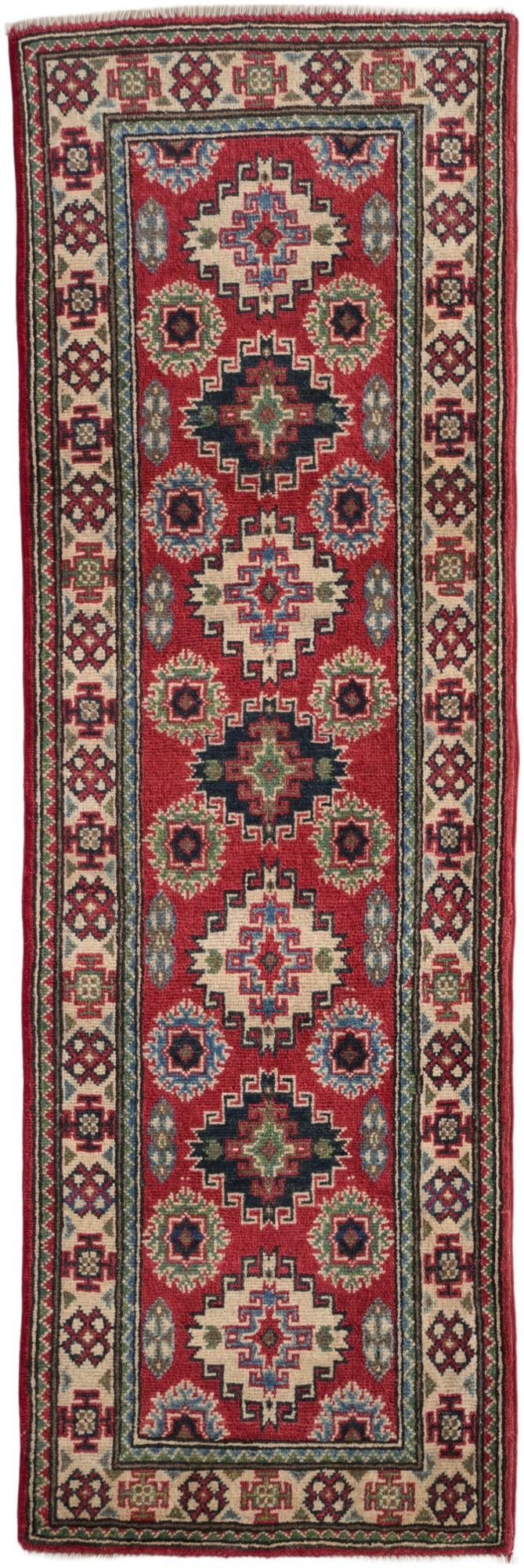 2' x 6' Hand Knotted Kazak Runner Rug