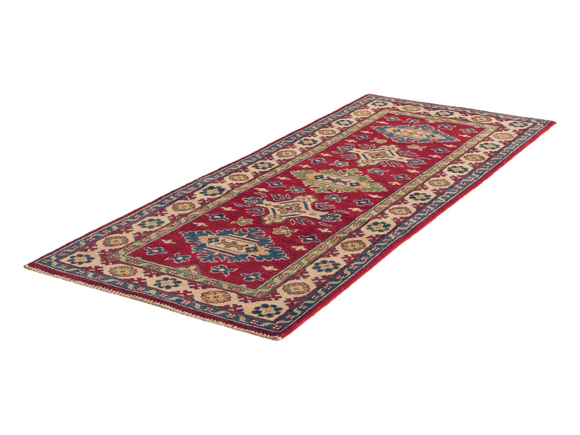 2' 8 x 6' Hand Knotted Kazak Runner Rug