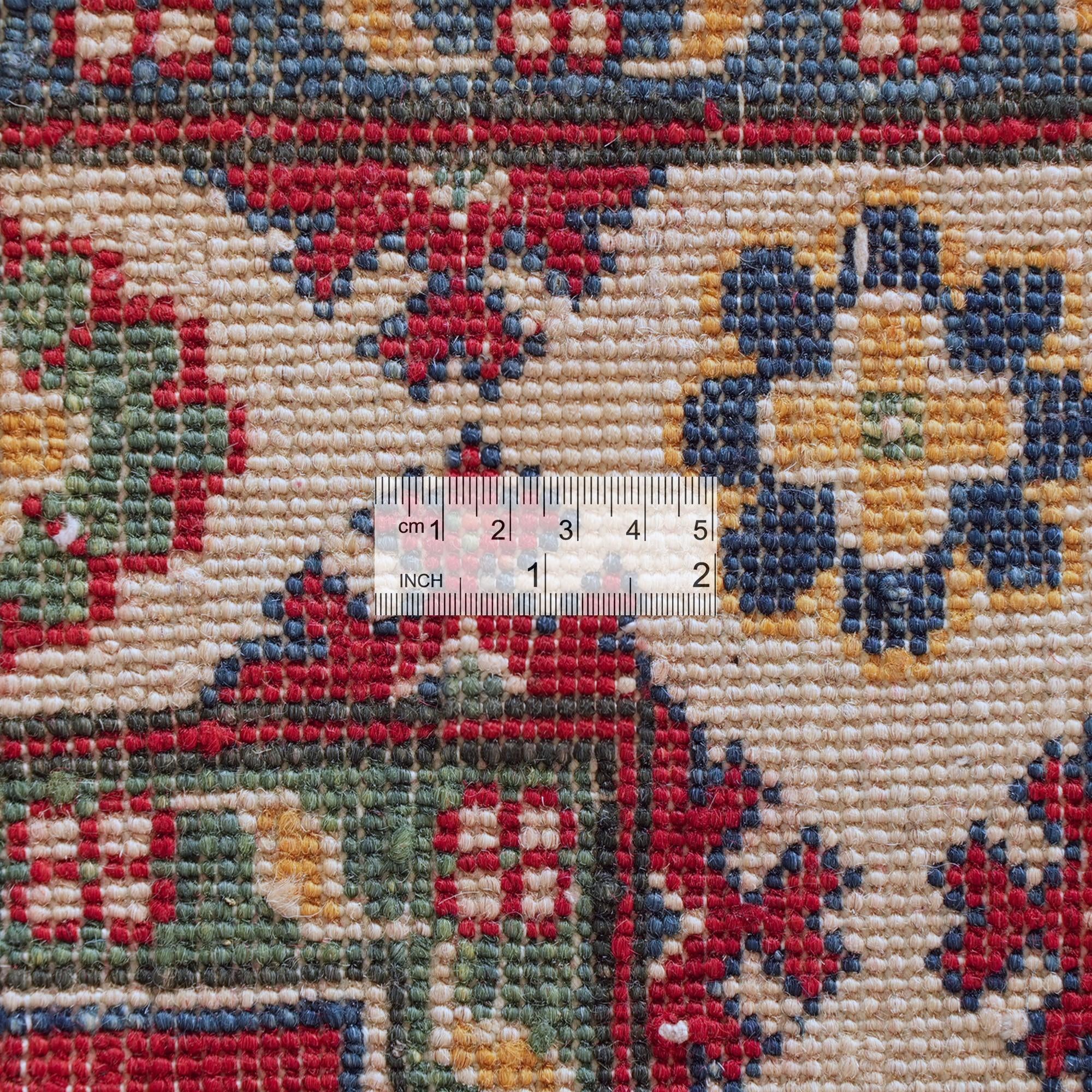 2' 8 x 6' Hand Knotted Kazak Runner Rug