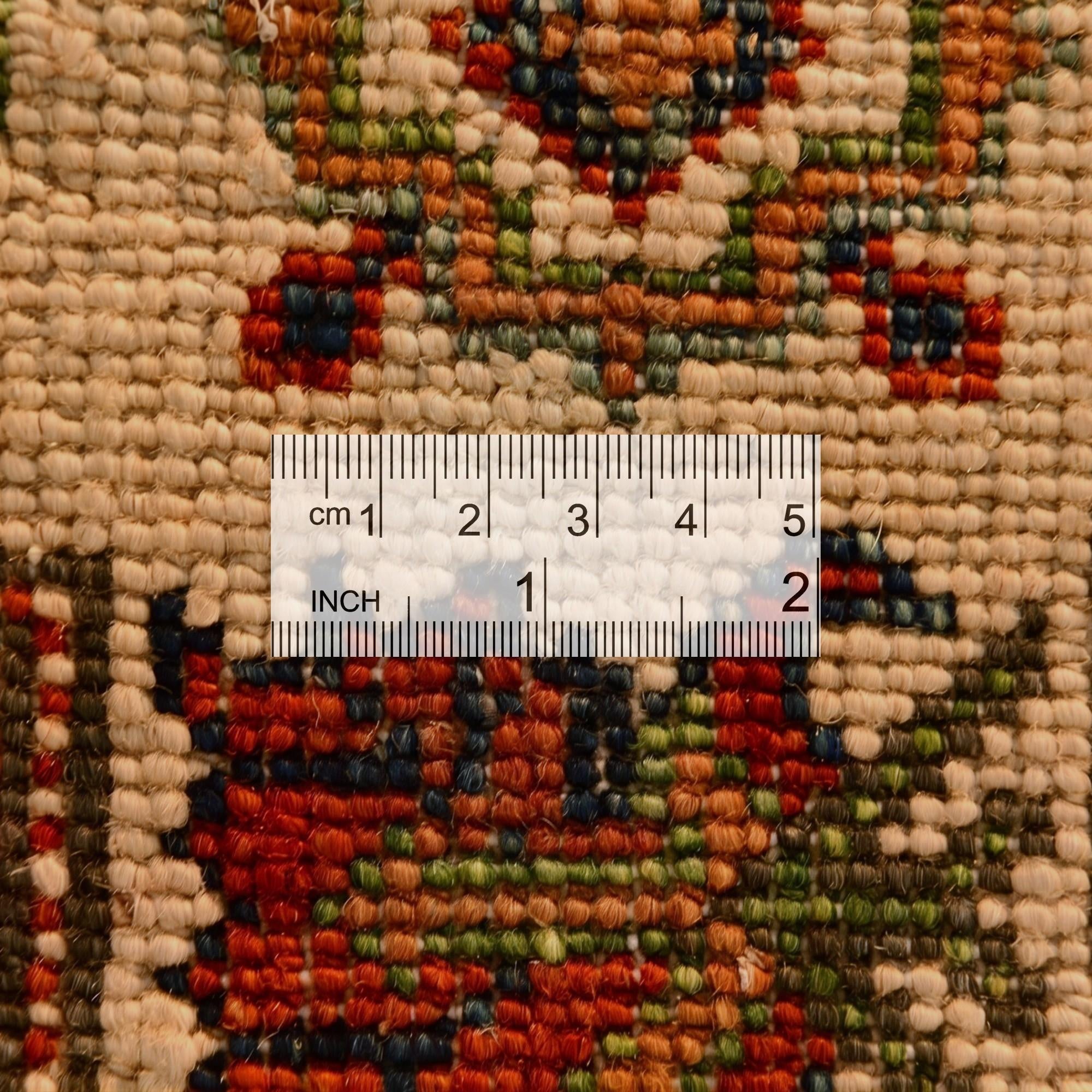 3' 2 x 11' 10 Hand Knotted Kazak Runner Rug