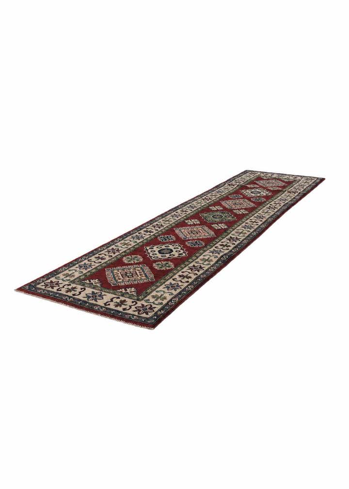 2' 6 x 9' 9 Hand Knotted Kazak Runner Rug
