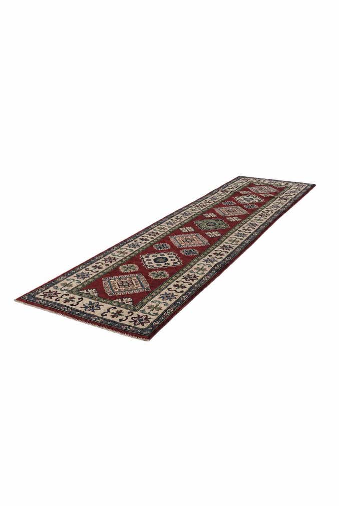 2' 6 x 9' 9 Hand Knotted Kazak Runner Rug