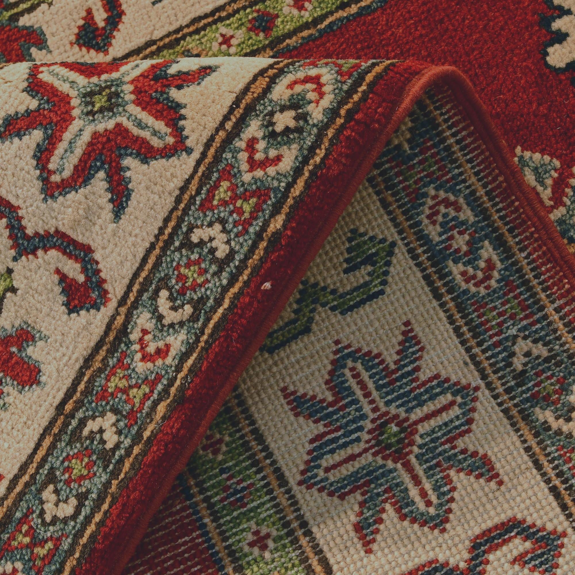 2' 6 x 9' 9 Hand Knotted Kazak Runner Rug