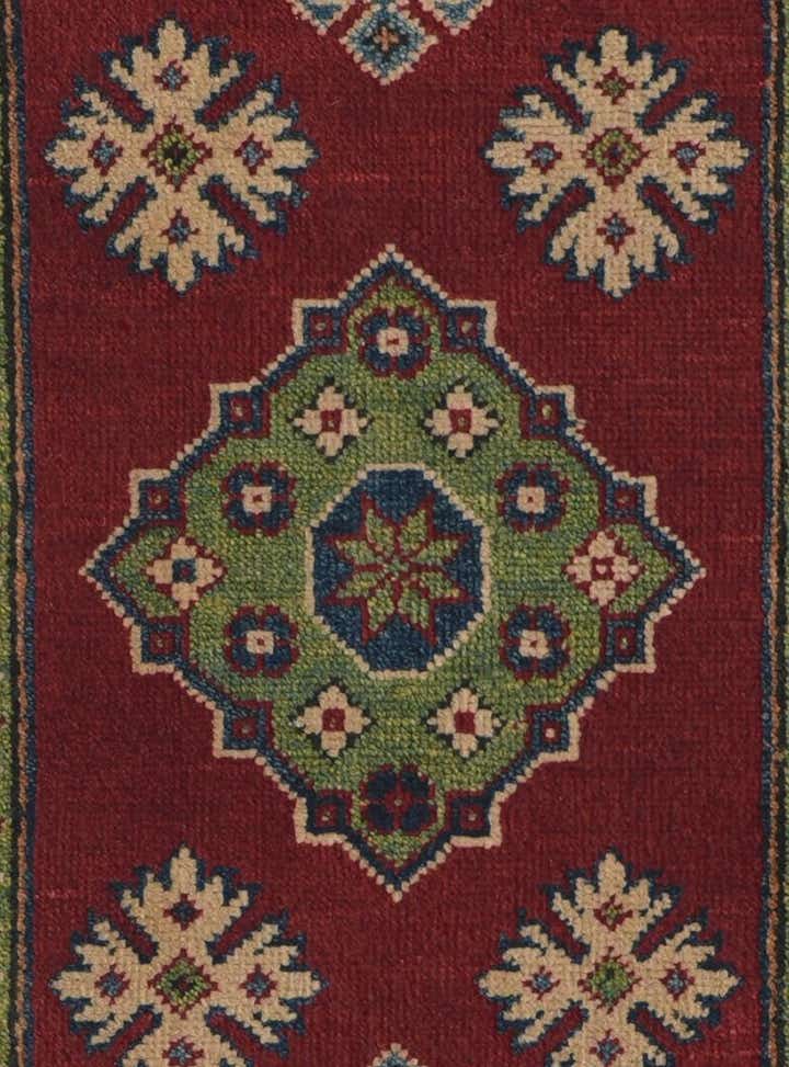 2' 6 x 9' 9 Hand Knotted Kazak Runner Rug