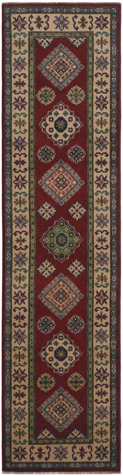 2' 6 x 9' 9 Hand Knotted Kazak Runner Rug