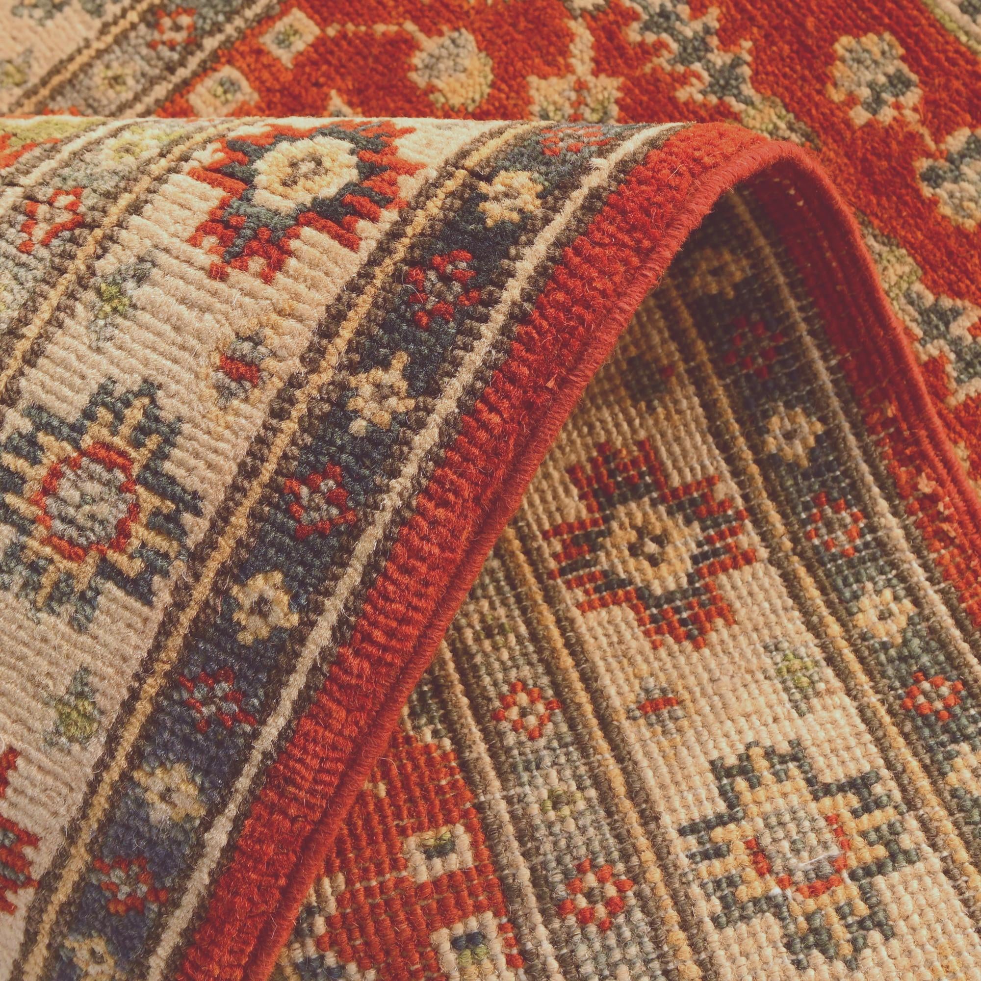 2' 1 x 6' Hand Knotted Kazak Runner Rug