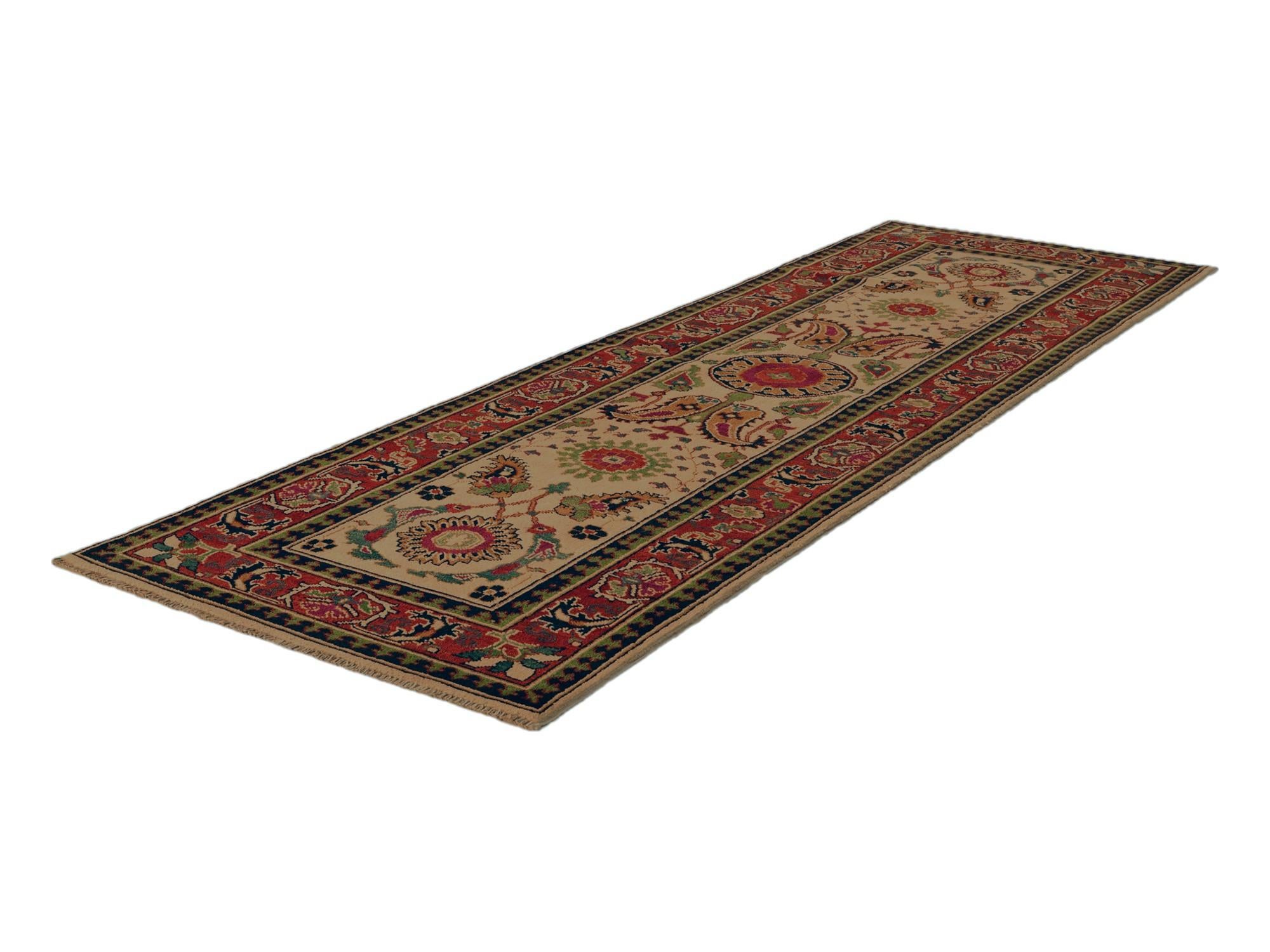 90cm x 295cm anudado a mano Kazak Alfombra Pasillera