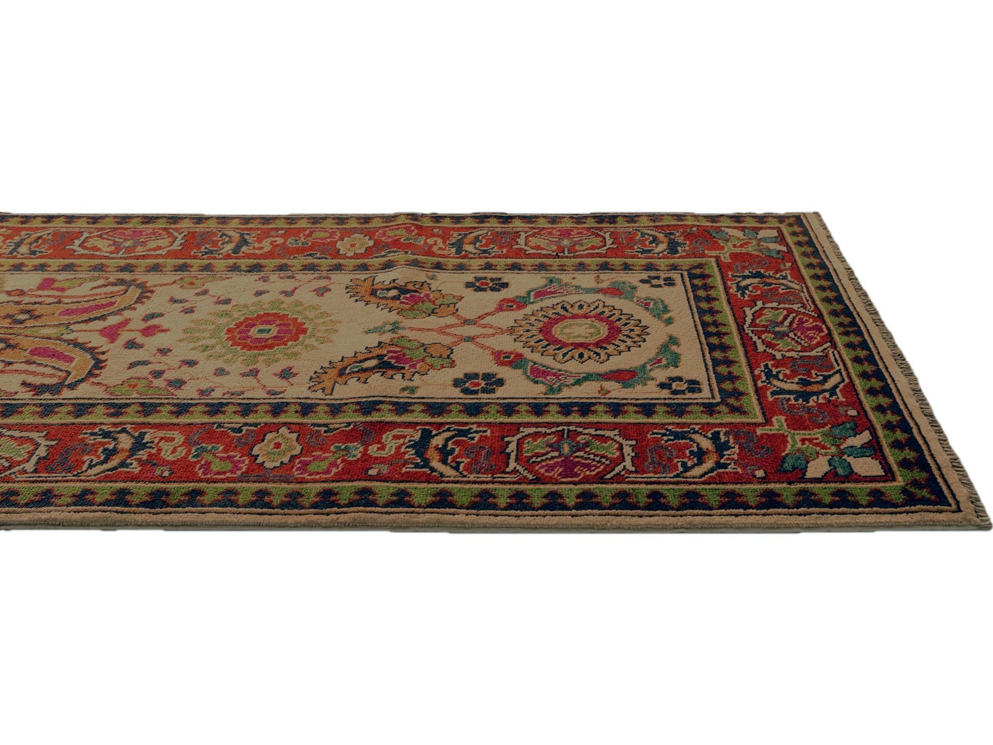 3' x 9' 8 Hand Knotted Kazak Runner Rug