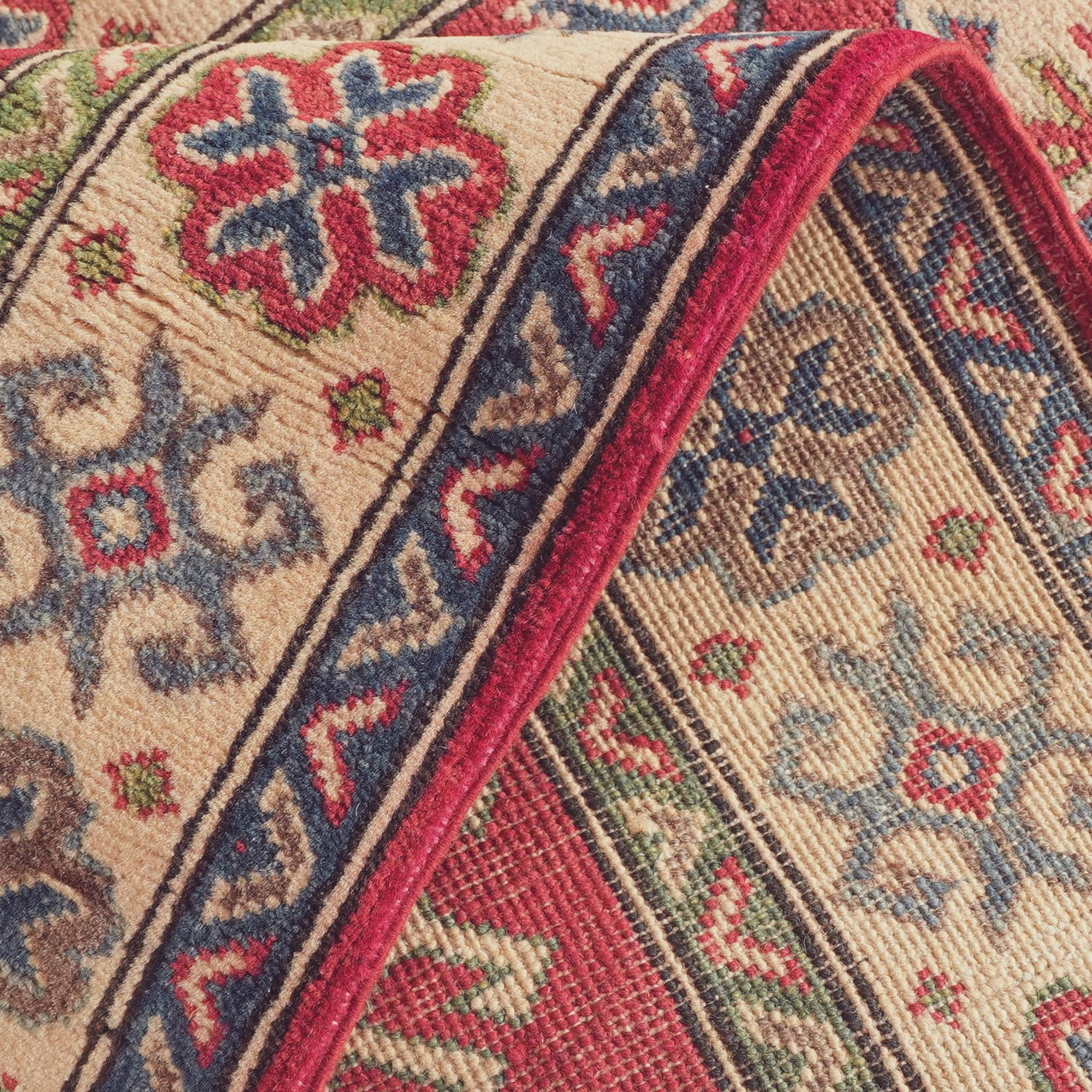 2' 7 x 6' 8 Hand Knotted Kazak Runner Rug