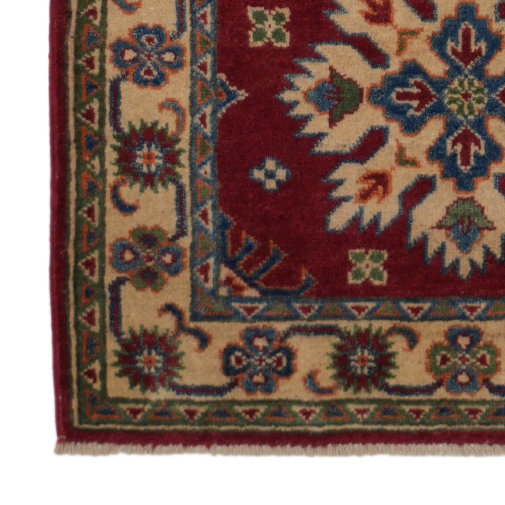 2' 7 x 9' 10 Hand Knotted Kazak Runner Rug