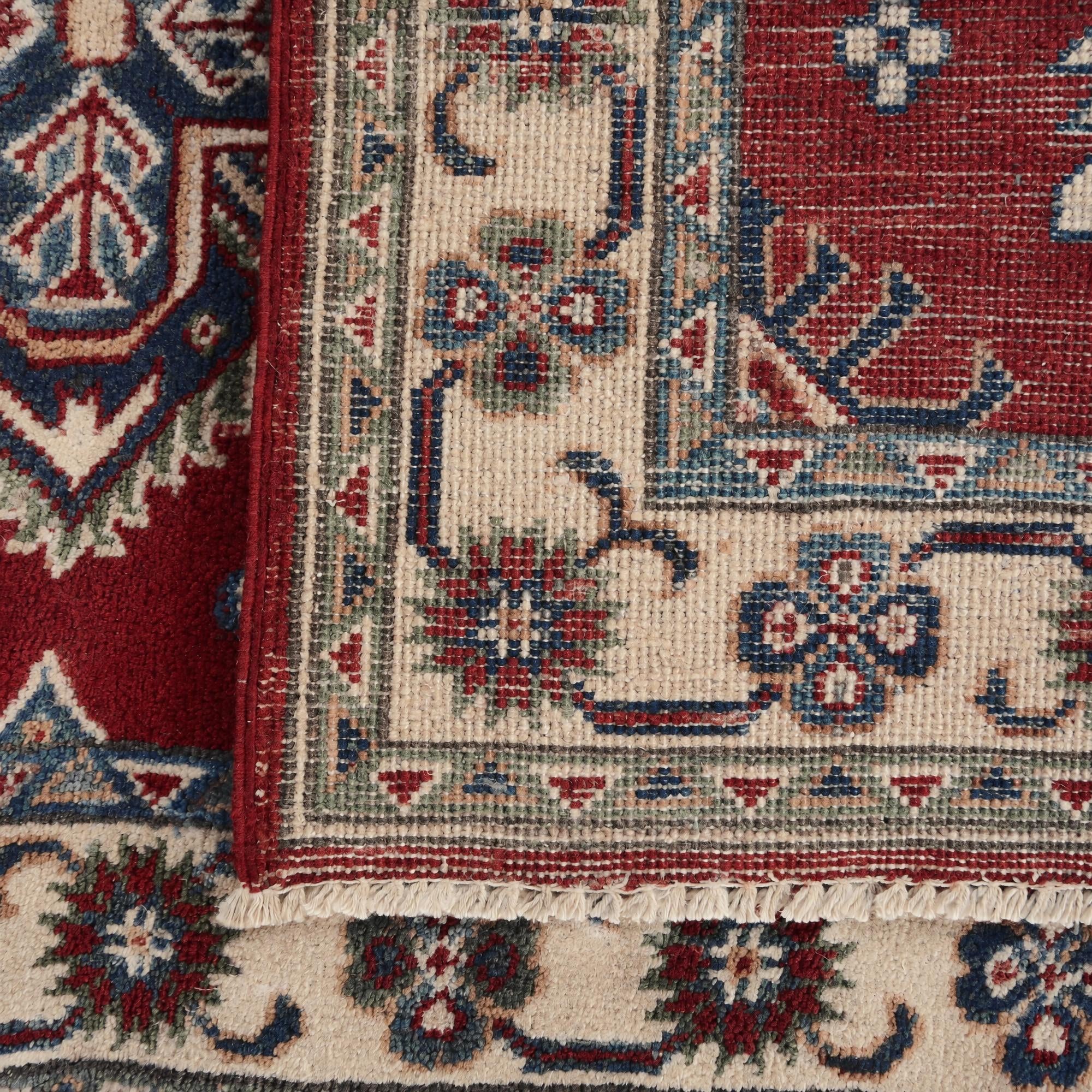 2' 7 x 9' 10 Hand Knotted Kazak Runner Rug