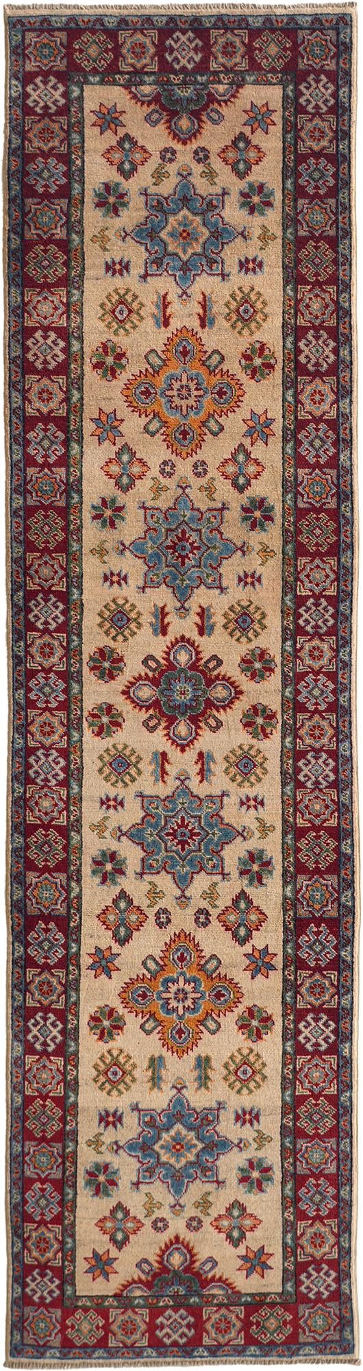 Detail image 2 of 10: 2' 6 x 9' 10 Hand Knotted Kazak Runner Rug