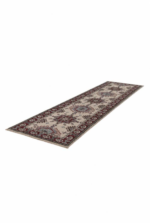 Detail image of 2' 6 x 9' 4 Hand Knotted Kazak Runner Rug