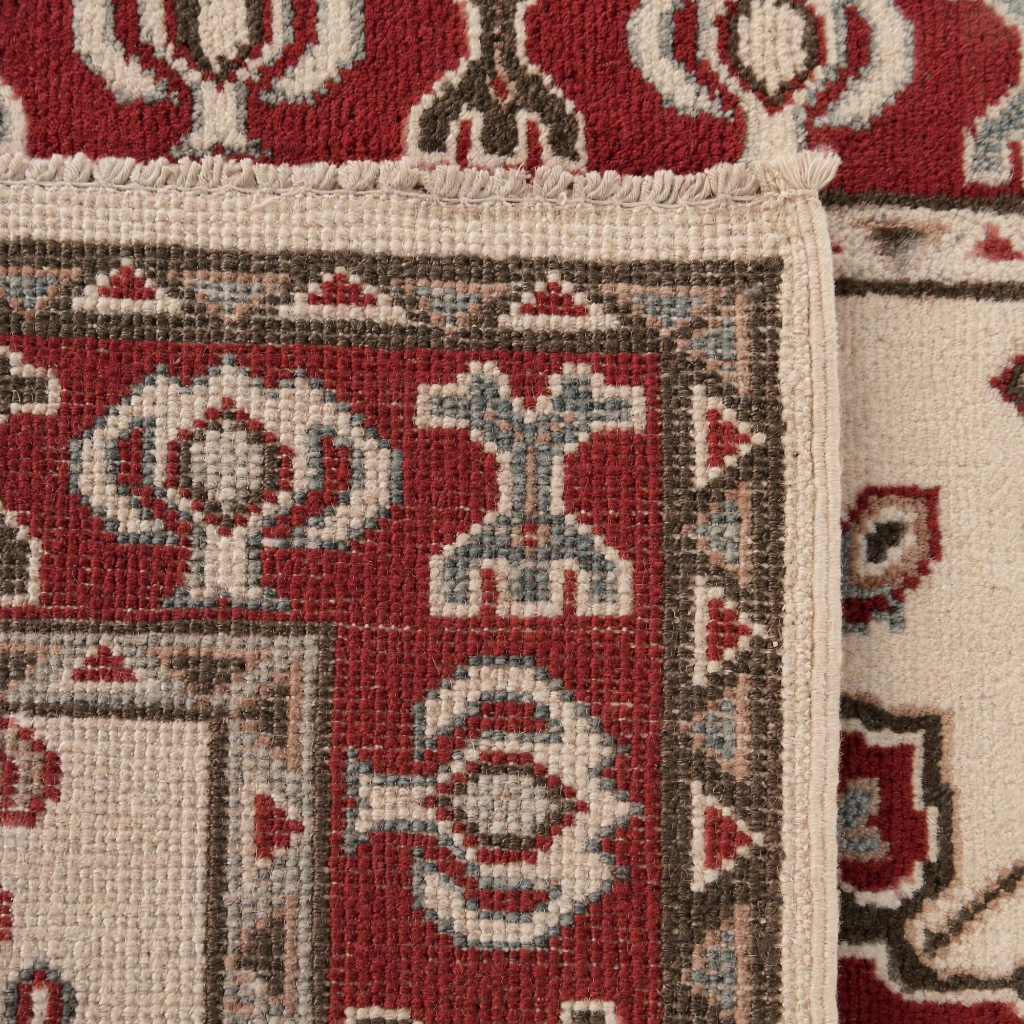 75cm x 285cm anudado a mano Kazak Alfombra Pasillera