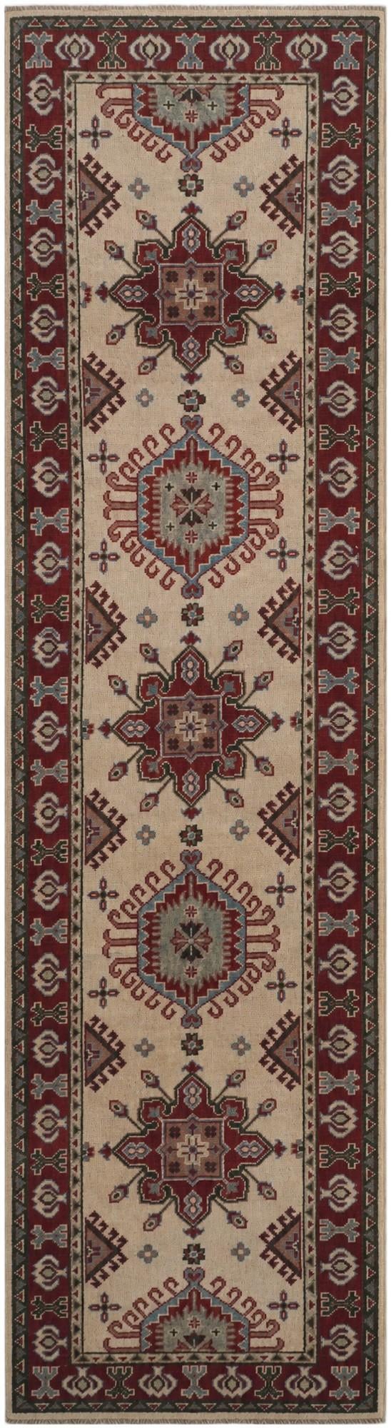 2' 6 x 9' 4 Hand Knotted Kazak Runner Rug