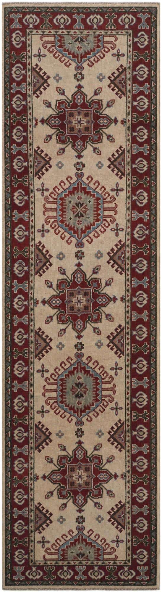 2' 6 x 9' 4 Hand Knotted Kazak Runner Rug