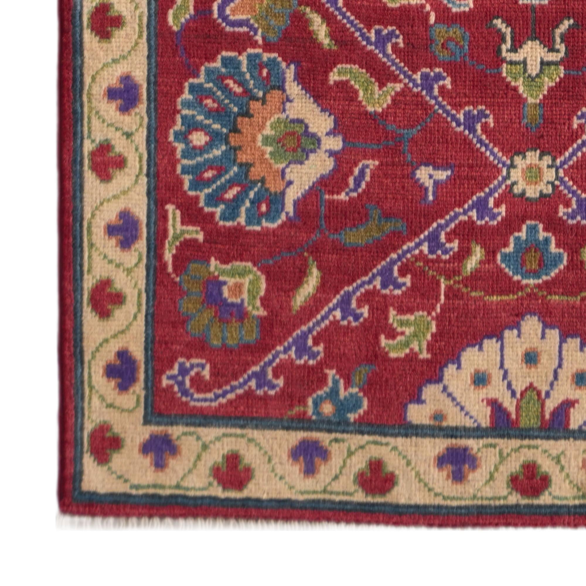 2' 8 x 8' 7 Hand Knotted Kazak Runner Rug
