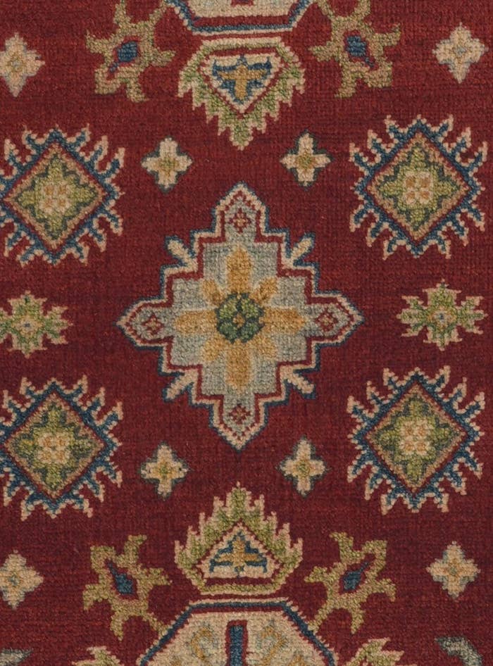 Detail image of 2' 8 x 9' 10 Hand Knotted Kazak Runner Rug