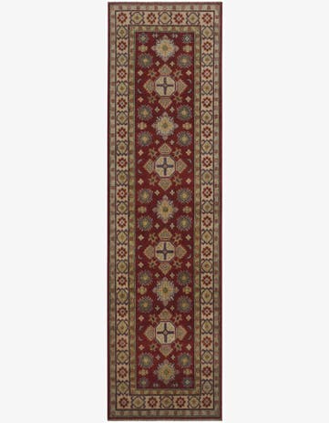 2' 8 x 9' 10 Hand Knotted Kazak Runner Rug