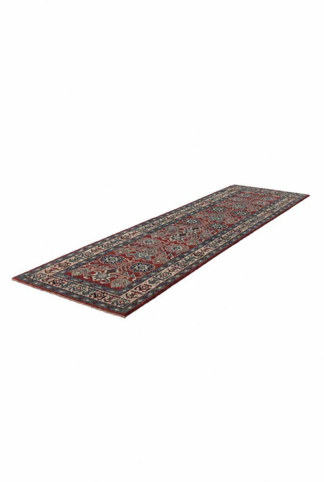 Detail image of 2' 9 x 9' 11 Hand Knotted Kazak Runner Rug