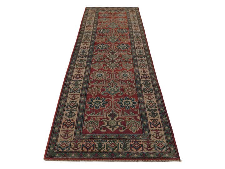 2' 9 x 9' 11 Hand Knotted Kazak Runner Rug