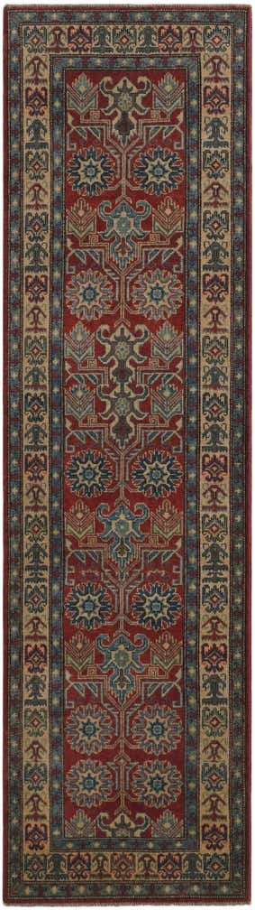 2' 9 x 9' 11 Hand Knotted Kazak Runner Rug
