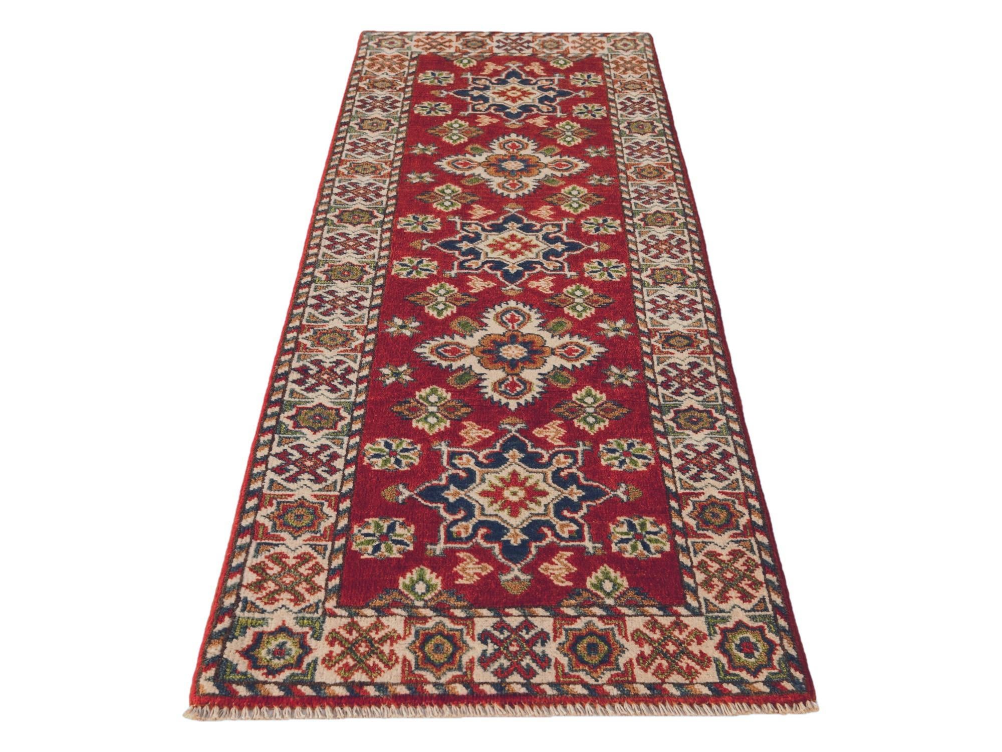 2' x 5' 10 Hand Knotted Kazak Runner Rug