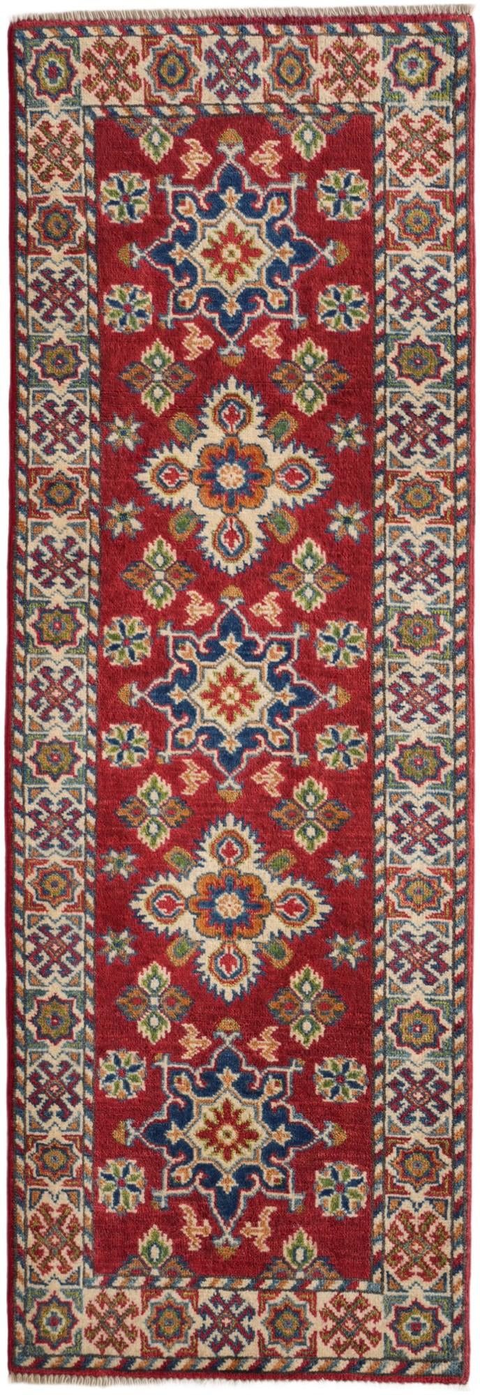 2' x 5' 10 Hand Knotted Kazak Runner Rug