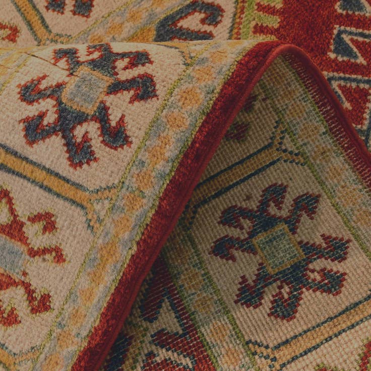 Detail image of 2' 7 x 9' 8 Hand Knotted Kazak Runner Rug