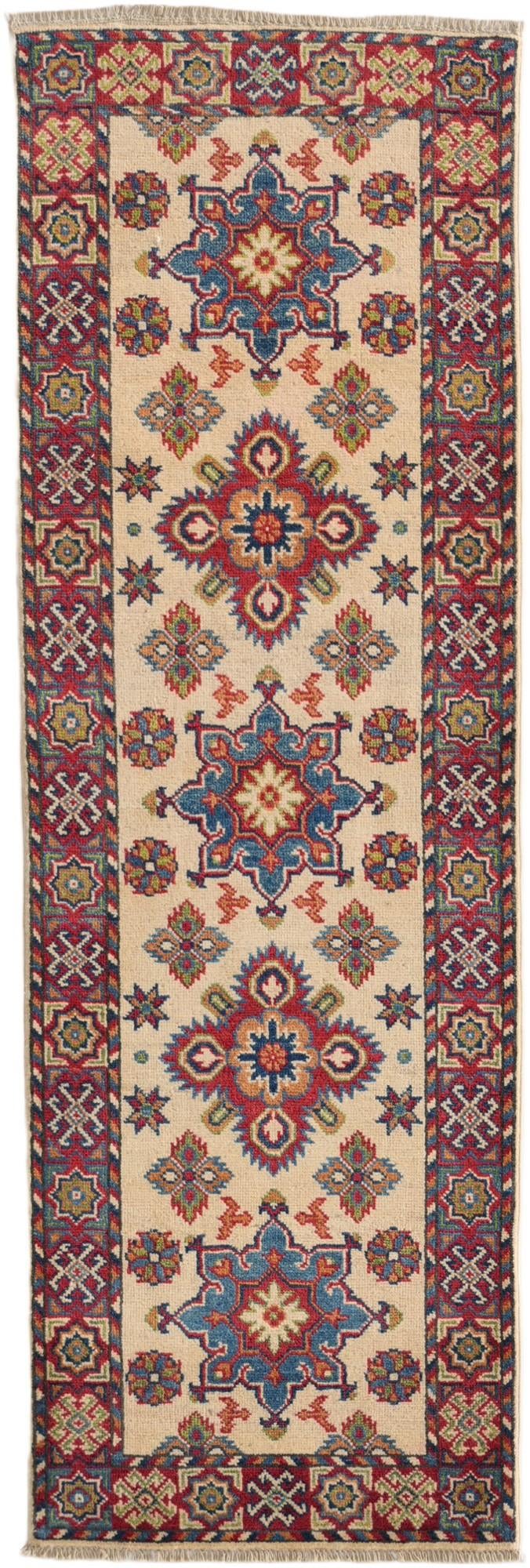 2' 1 x 6' 2 Hand Knotted Kazak Runner Rug