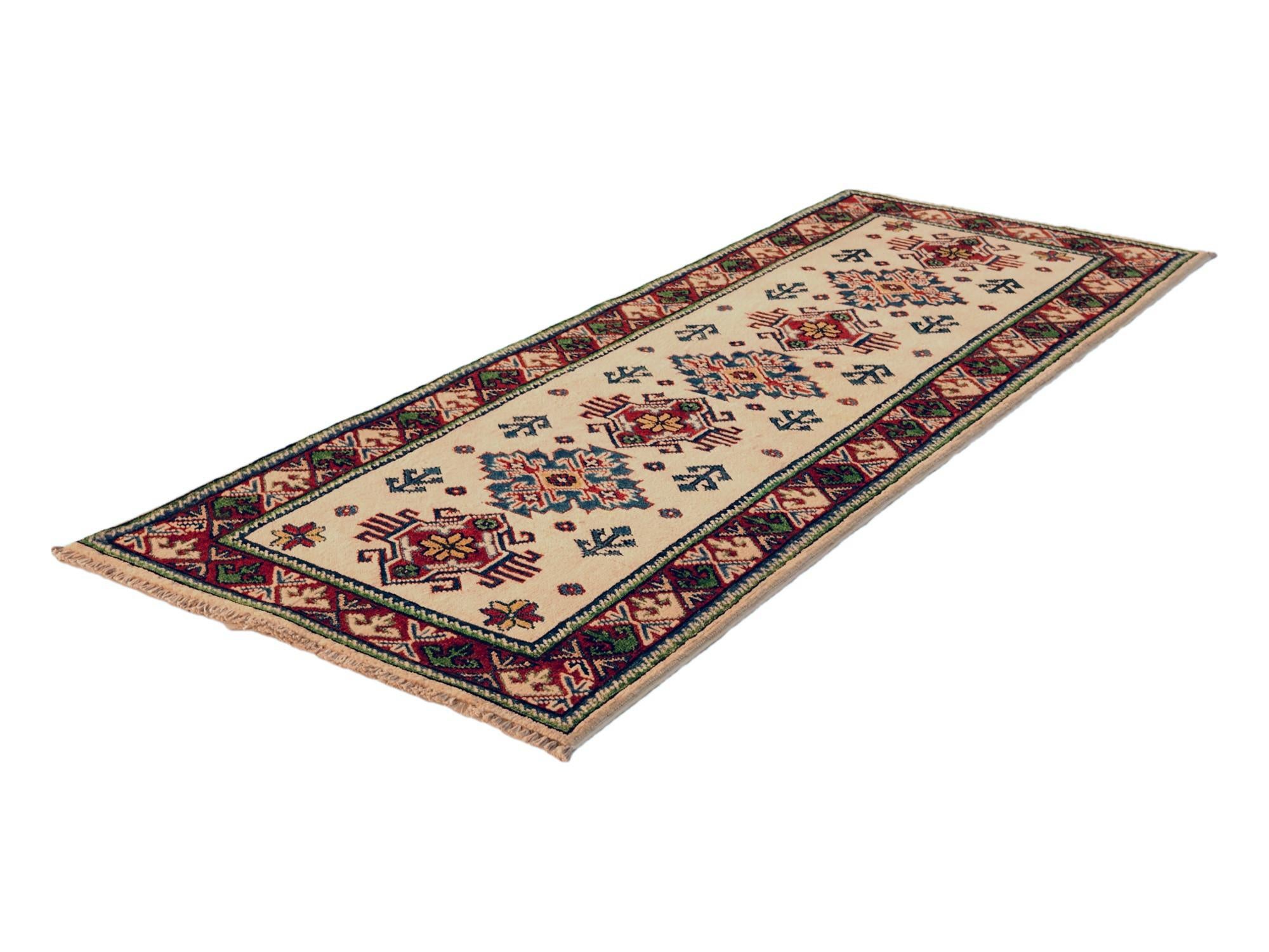 2' 2 x 5' 10 Hand Knotted Kazak Runner Rug
