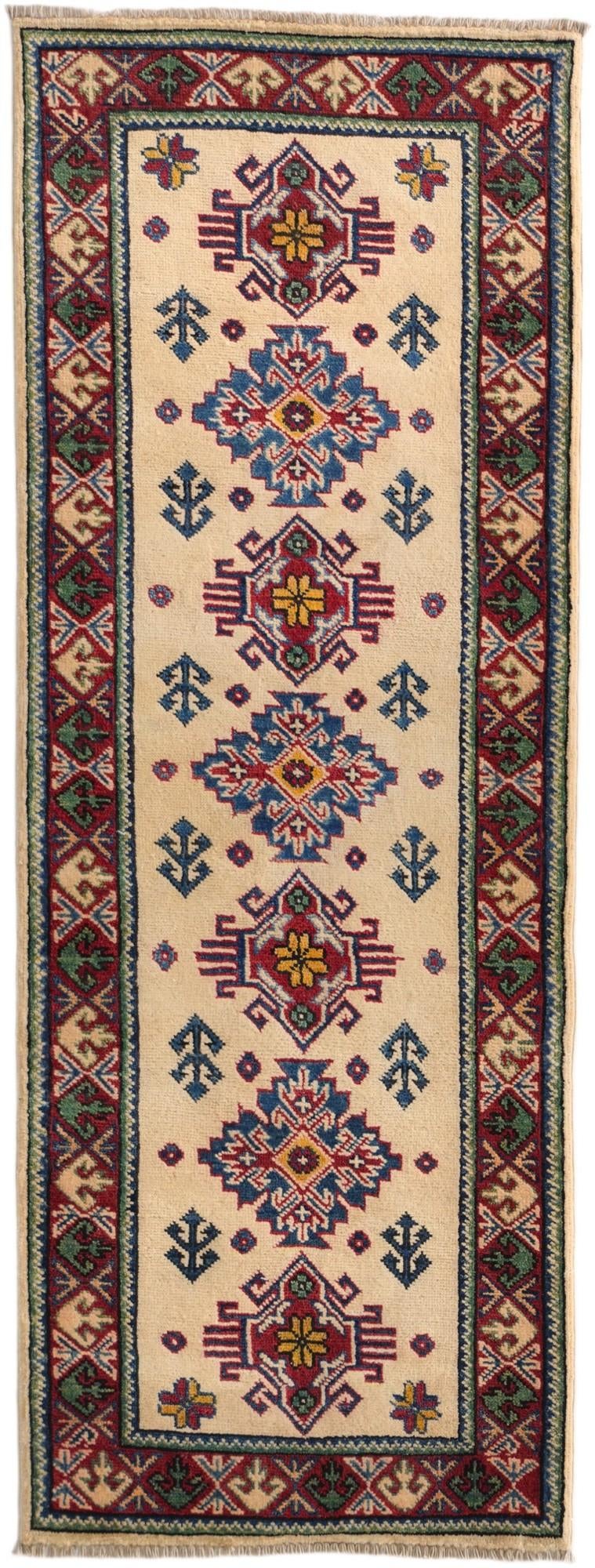 2' 2 x 5' 10 Hand Knotted Kazak Runner Rug