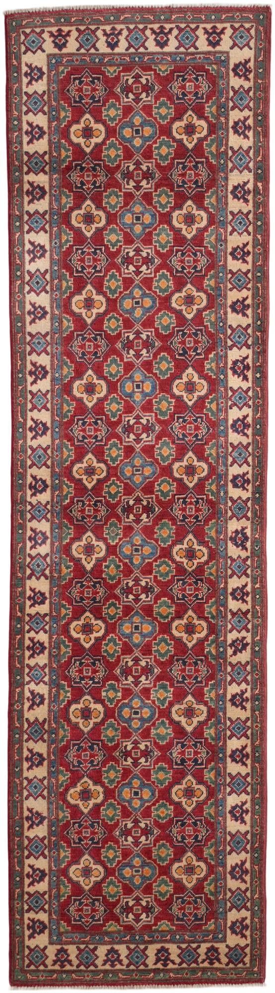 2' 8 x 9' 10 Hand Knotted Kazak Runner Rug