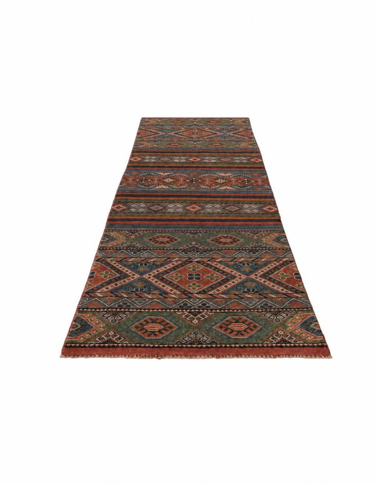 Detail image of 2' 8 x 9' 11 Hand Knotted Kazak Runner Rug