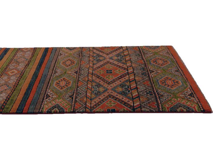 2' 8 x 9' 11 Hand Knotted Kazak Runner Rug