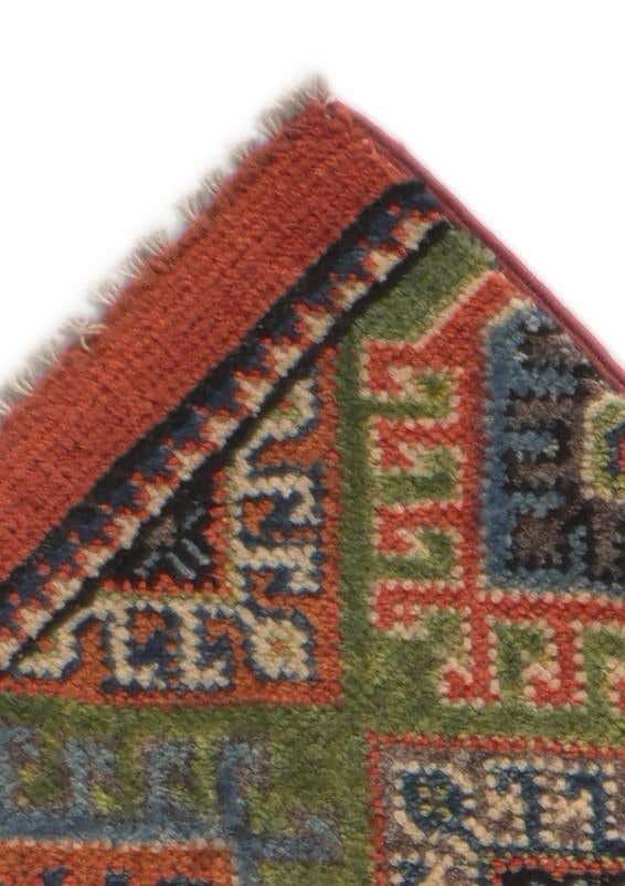 2' 8 x 9' 11 Hand Knotted Kazak Runner Rug