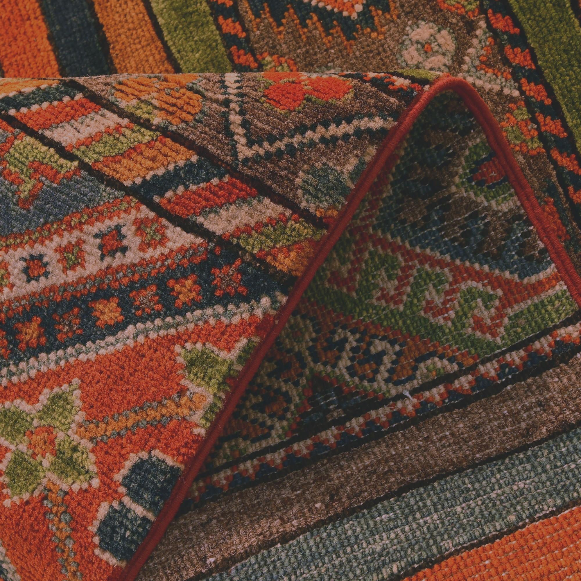 2' 8 x 9' 11 Hand Knotted Kazak Runner Rug