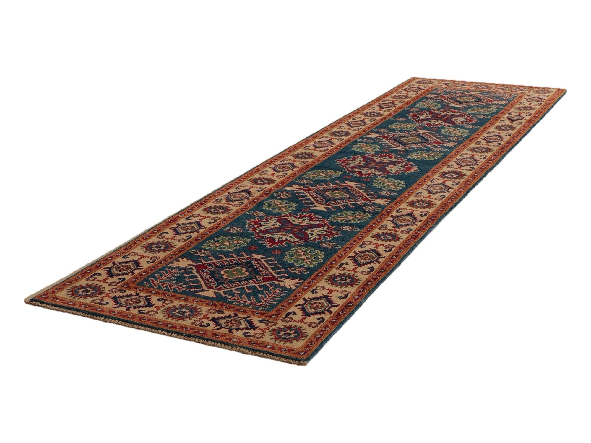 2' 8 x 10' 1 Hand Knotted Kazak Runner Rug