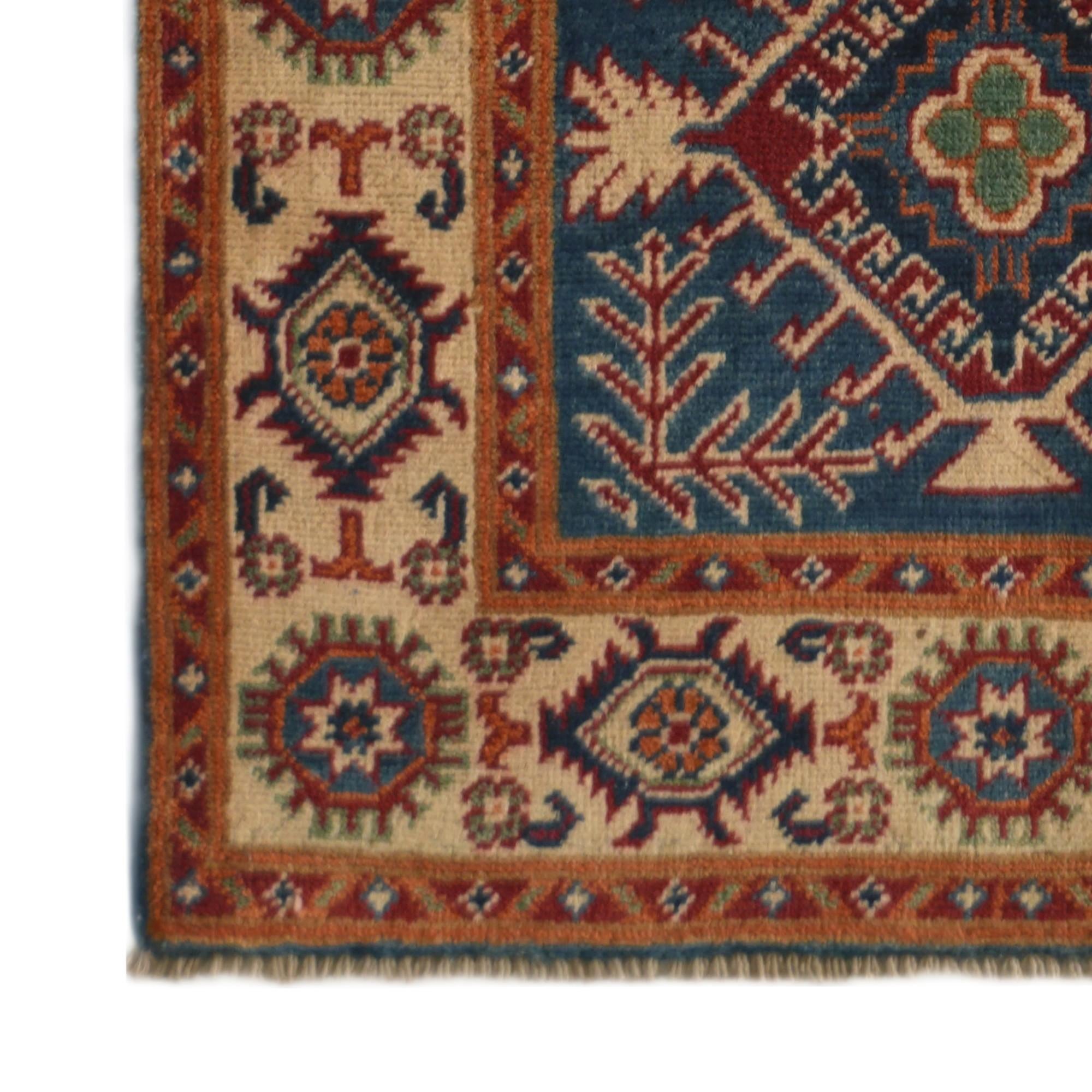 2' 8 x 10' 1 Hand Knotted Kazak Runner Rug